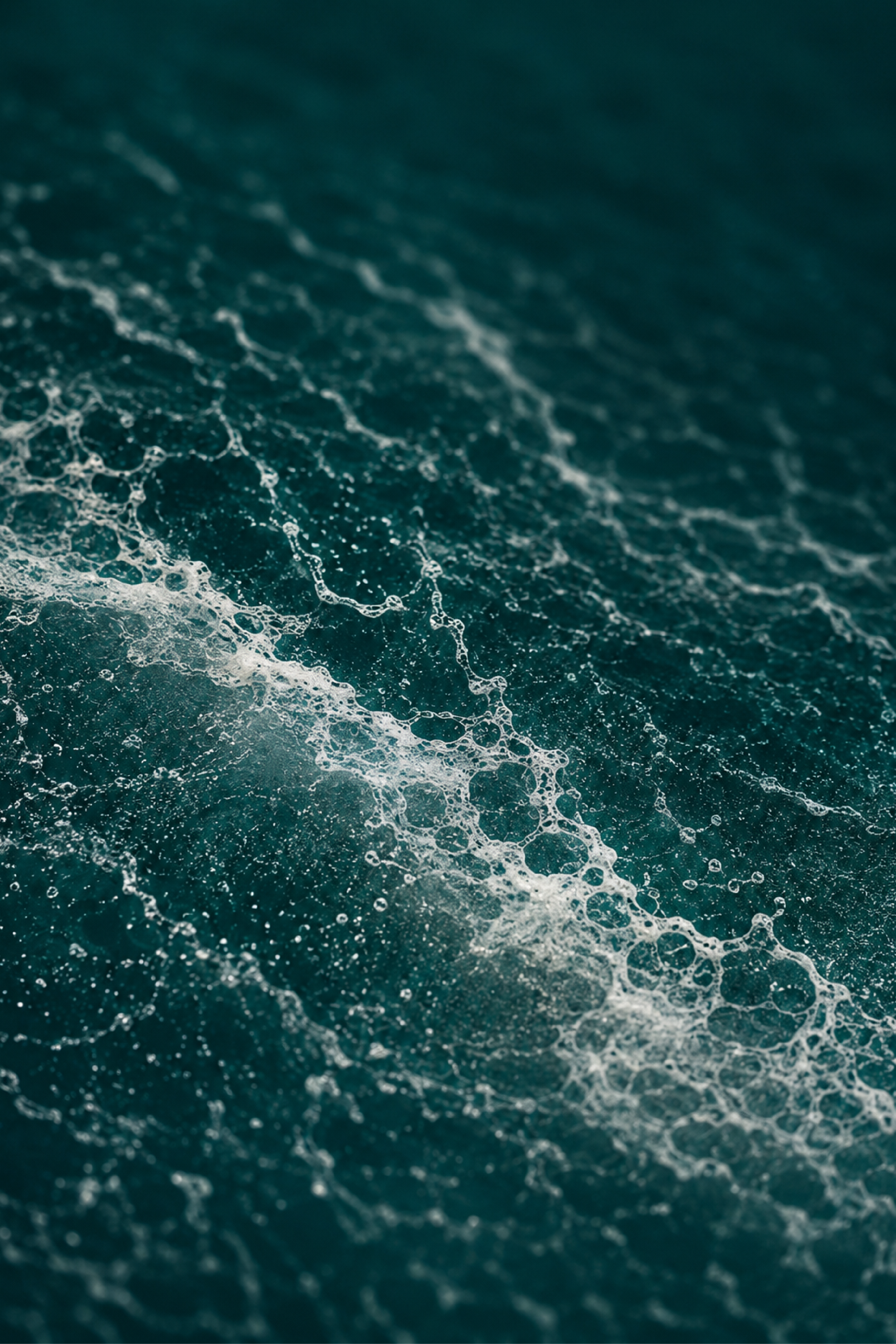 Close-up of Drift Theory candle wax texture
